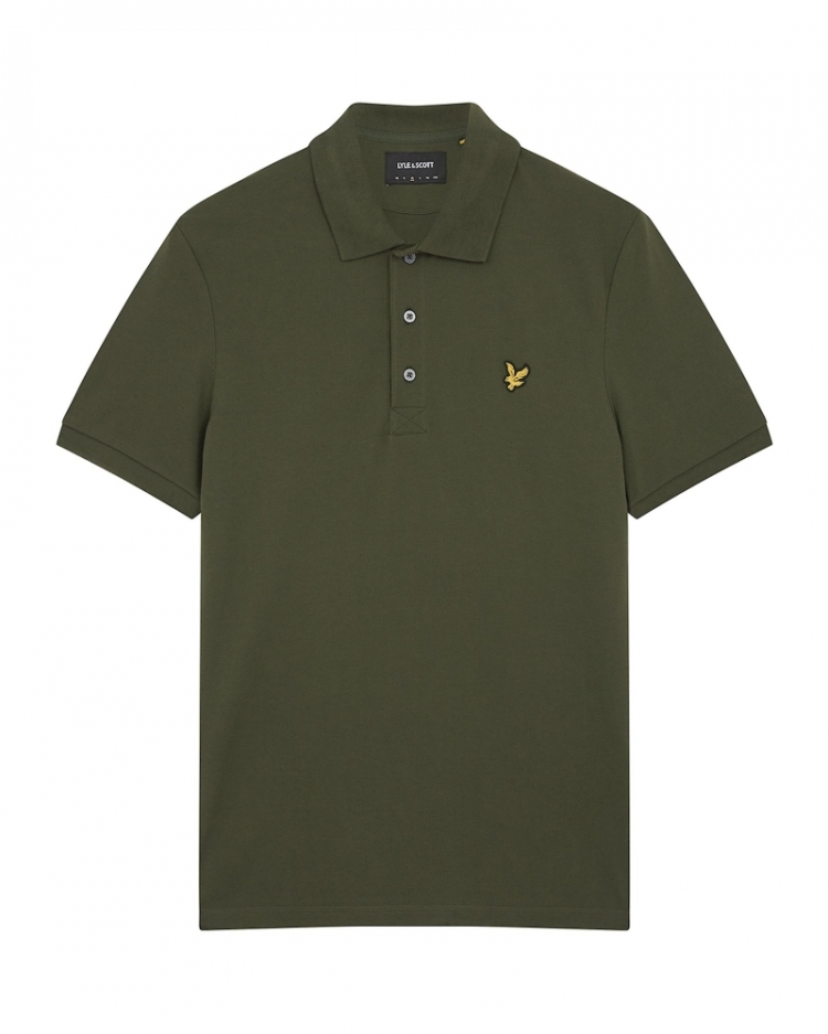 Plain Polo Shirt W485 OLIVE