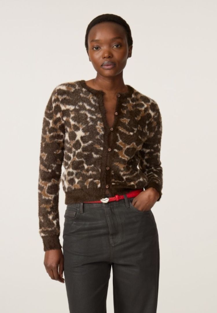 Henry Leopard Toffee/Camel Cl